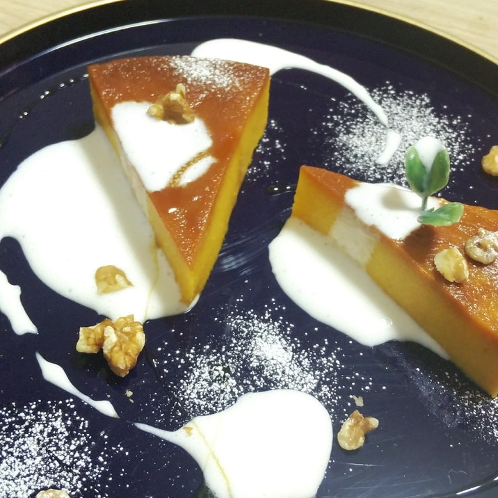 ケーキみたいにカットできる 簡単濃厚かぼちゃプリン レシピ 作り方 By 菌活女子 楽天レシピ ケーキみたいにカットできる 簡単濃厚かぼちゃプリン レシピ 作り方 By 菌活女子 楽天レシピ